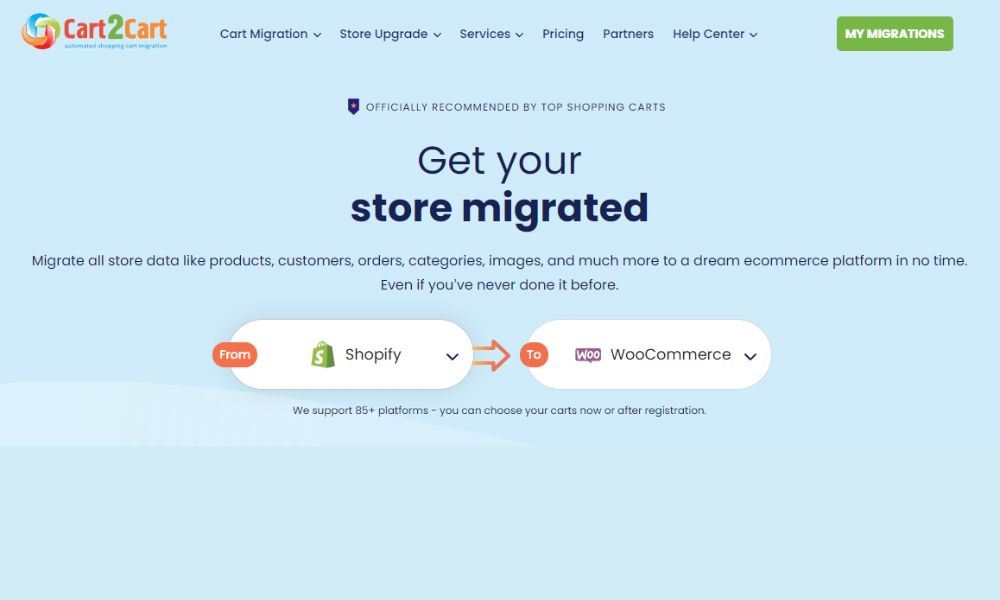 Cart2Cart Store Migration App